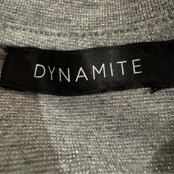 Dynamite shimmery silver Short Sleeve Tee women’s
Medium - Picture 3 of 5